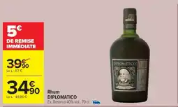 Carrefour Market RHUM DIPLOMATICO offre