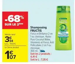 Carrefour Market Shampooing FRUCTIS offre
