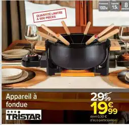 Carrefour Market appareil à fondue offre
