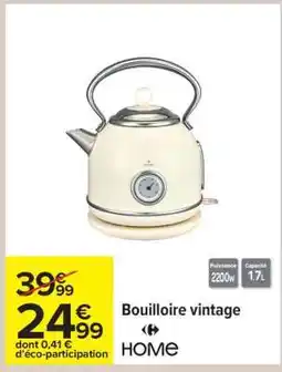 Carrefour Bouilloire vintage offre