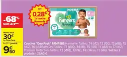 Carrefour Pampers Harmonie Duo Pack offre