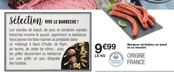 Monoprix Merguez veritables au offre