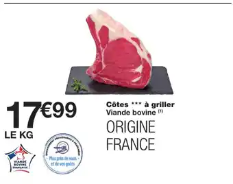 Monoprix Côte à griller offre