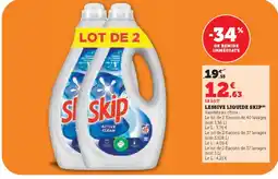 Hyper U SKIPLessive liquide offre