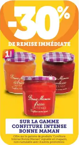 Hyper U BONNE MAMAN Sur la gamme confiture intense offre