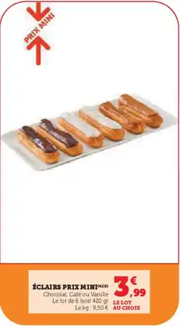 Hyper U PRIX MINI Éclairs offre