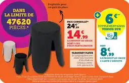 Hyper U Tabouret fleur offre