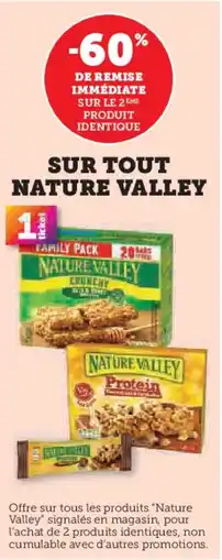 Hyper U NATURE VALLEY Sur tout offre