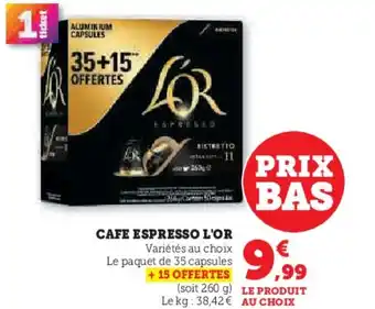 L'OR Cafe espresso