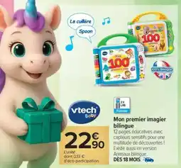 Carrefour Mon premier imagier bilingue offre
