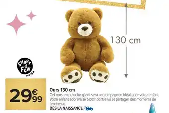 Carrefour Ours 130 cm offre