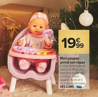 Carrefour Mon poupon prend son repas offre