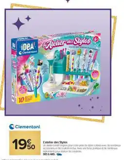 Carrefour L'atelier Des Stylos offre