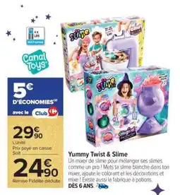 Carrefour Yummy Twist & Slime offre