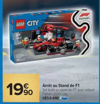 Carrefour Arrêt au Stand de F1 offre
