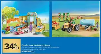 Carrefour Fermier Avec Tracteur Et Citerne offre