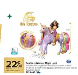 Carrefour Sophia et Wildstar Magic Light offre