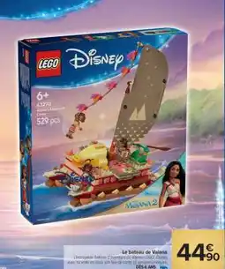 Carrefour Le bateau de Vaiana offre