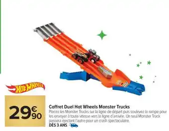 Carrefour Coffret Duel Hot Wheels Monster Trucks offre