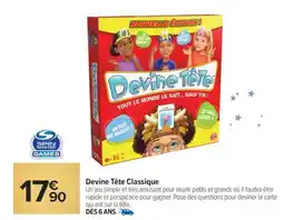 Carrefour Devine Tete Classique offre