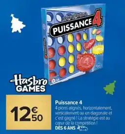 Carrefour Puissance 4 offre