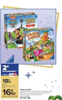Carrefour Croque Carotte offre
