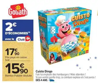 Carrefour Cuisto Dingo offre