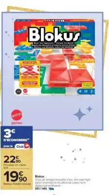 Carrefour Blokus offre