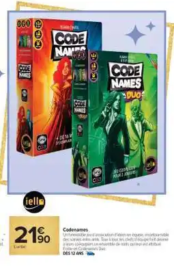 Carrefour Codenames offre