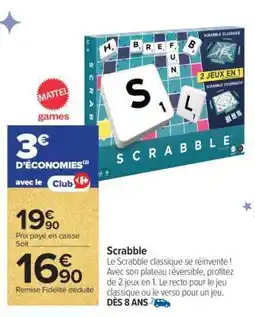 Carrefour Scrabble offre