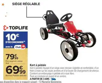 Carrefour Kart à pédale offre