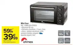 Carrefour Mini-four offre