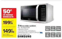 Carrefour Micro-ondes combiné offre