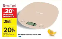Carrefour Balance culinaire macaron one offre