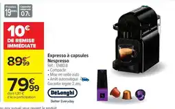 Carrefour Expresso à capsules Nespresso offre
