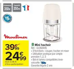 Carrefour Mini hachoir offre