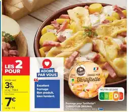 Carrefour Market Fromage pour Tartiflette CARREFOUR ORIGINAL offre