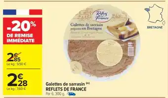 Carrefour Market Galettes de Sarrasin offre