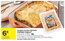 Carrefour Market Lasagne saumon épinards offre