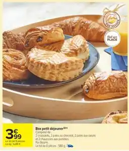 Carrefour Market Box petit déjeuner offre