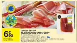 Carrefour Market Jambon Serrano offre