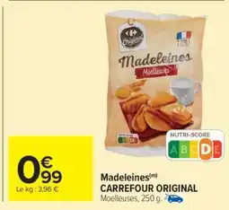 Carrefour Market Madeleines CARREFOUR ORIGINAL offre