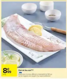 Carrefour Market Filet De Lieu Noir offre