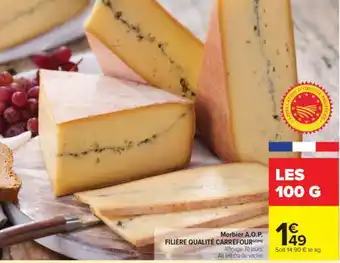 Carrefour Market Morbier A.O.P offre