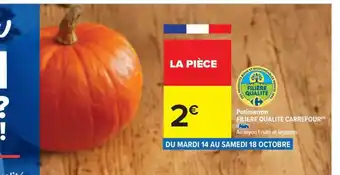 Carrefour Market Potimarron offre