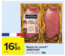 Carrefour Market Magret de canard MONTFORT offre