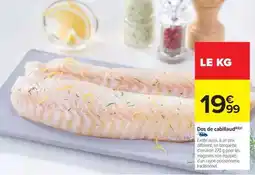Carrefour Market DOS DE CABILLAUD offre
