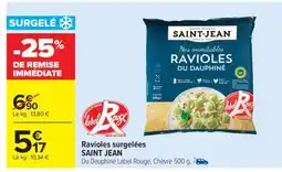 Carrefour Market Ravioles surgelées SAINT JEAN offre
