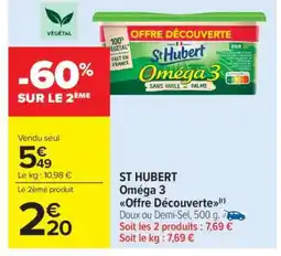 Carrefour Market ST HUBERT Oméga 3 Offre Découverte offre