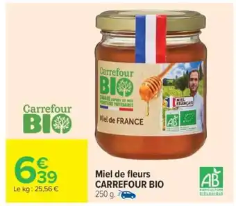 Carrefour Market Miel de fleurs CARREFOUR BIO offre
